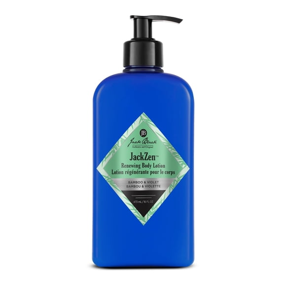 Jack Black Jackzen Renewing Body Lotion, 16 oz. â?? Earthy Fragrance, Lotion for Dry Skin, Fast-Absorbing Body Moisturizer, Hydrating Skin Lotion, Hand Lotion for Men & Women