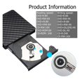 thumbnail image 3 of USB 3.0 Type-C External DVD Burner Writer Recorder DVD RW Optical Drive CD/DVD ROM Player MACs OS Windows XP/7/8/10 ,Easy to Install, 3 of 7