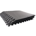thumbnail image 1 of GoZone Fitness Flooring Tiles - 6pcs – Black, 1 of 4