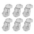 thumbnail image 3 of Guitar Tuning Keys, Guitar Machine Head 0.7in Handle Width 6 Pcs Durable Silver  For Replacing Old And Damaged Parst For Most Guitars 6 Right Peg Set,6 Left Peg Set,3 Left And 3, 3 of 8