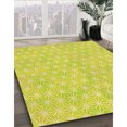 thumbnail image 3 of Ahgly Company Machine Washable Indoor Square Transitional Golden Brown Yellow Area Rugs, 3' Square, 3 of 7
