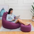 thumbnail image 5 of ALING Housse de Fauteuil Poire Housse de Canapé Sofa Intérieur de Repos pour Adultes Enfants Seulement Housse de Fauteuil Poire Housse de Meuble Canapé (Remplissage Non Inclus), 5 of 5