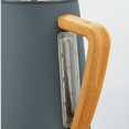 thumbnail image 4 of QUETO Electric Kettle 1.7 L Soft Touch Gray, Wood Handle Kettle, Blue, 4 of 5