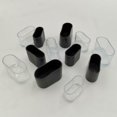 thumbnail image 2 of relayinert 16pcs Sock Pad For Furniture Leg Reliable Protection For Valuable Floors balck 15*30mm 1Set, 2 of 6