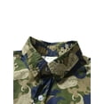 thumbnail image 4 of goowrom Summer Little Boys Short Sleeve Lapel Single-breasted Top Shirt, 4 of 8