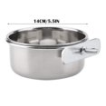 thumbnail image 1 of Stainless Steel Bird Feeder Food Box With Water Cup, 1 of 9