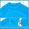 thumbnail image 2 of BIG ELEPHANT 3 Pack Kids Rash Guard Swim Shirt UPF 63+ Long Sleeve Rashguard Swimwear Surf Tops Sun Protection for Boys Girls, 2 of 5