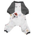 thumbnail image 1 of Fosa Pet Pajamas, Spaceship Pattern Puppy Bodysuits Cartoon Dog Jumpsuit For Spring Autumn, 1 of 8