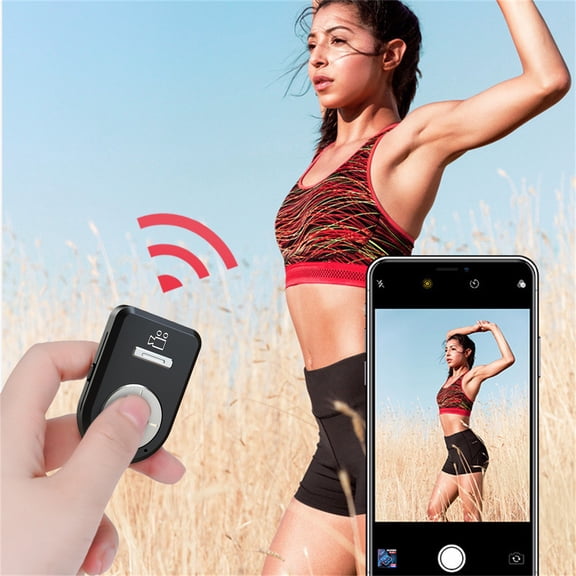 Yhmxh Smart Home Bluetooth Speaker Sound Machine Phone Camera Remote Control Bluetooth Wireless Remote Control For Phones For Photos And Videos E-book Page Turning Browse Tik-Tok Give A Like Hub Hub