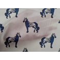 thumbnail image 4 of oneOone Cotton Poplin Fabric Horse Block Decor Fabric Printed BTY 42 Inch Wide, 4 of 4