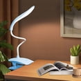 thumbnail image 4 of USB Clip Desk Lamp with Flexible Gooseneck - Portable LED Reading Light for Bedroom, Office & Study with Sturdy Clip & USB Charging, 4 of 6