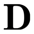 thumbnail image 1 of English Letters Mirror Sticker 3D Acrylic Alphabet Wallpaper Alphabet Mirrored Decals DIY Room Home Decoration Wallpaper, 1 of 1