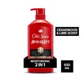 thumbnail image 1 of Old Spice Men’S 2 In 1 Shampoo and Conditioner, Swagger, Cedarwood & Lime Scent, 650 mL, 1 of 16