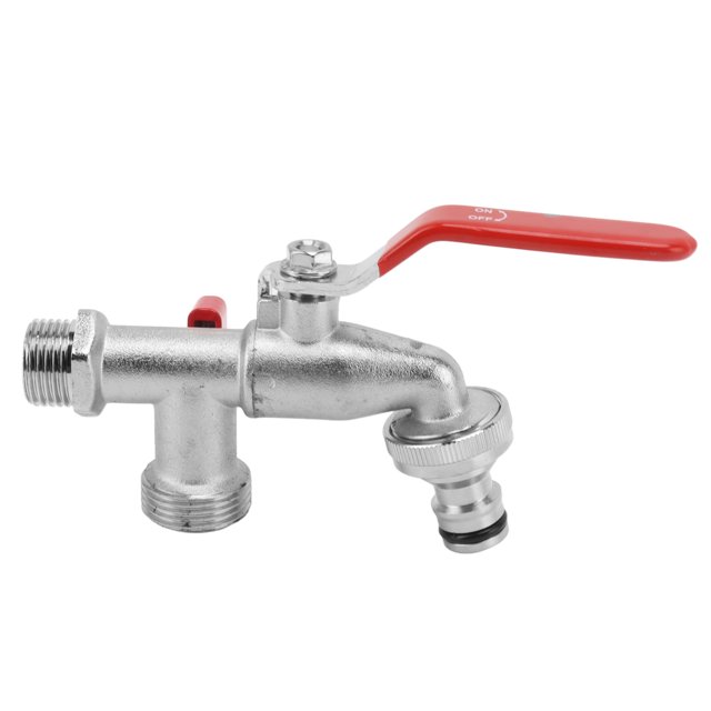 Séparateur de Robinet, 1 Po 2 Sorties Séparateur de Tuyau en Cuivre Fabriqué avec Soin