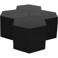 thumbnail image 4 of Meridian Furniture Eternal 4- Pc. Black Oak Wood Coffee Table, 4 of 6