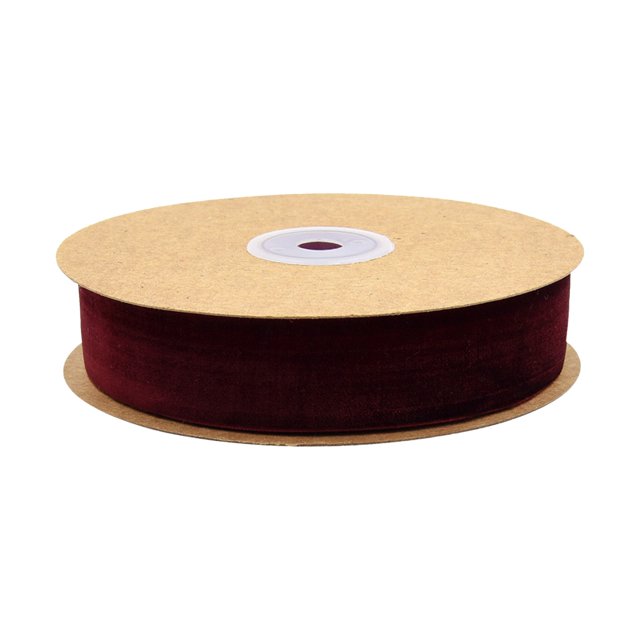 TopLLC 2.5cm Single Sided Velvet Ribbon Gift Flower Packaging Ribbon Decoration Ribbon DIY Ribbon on Clearance