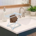 thumbnail image 4 of Storage Rack Folding Fabric Vertical Light Kitchen Countertop Kitchen Cloth And Support For Towels For Efficient Organization Space Saving, 4 of 5