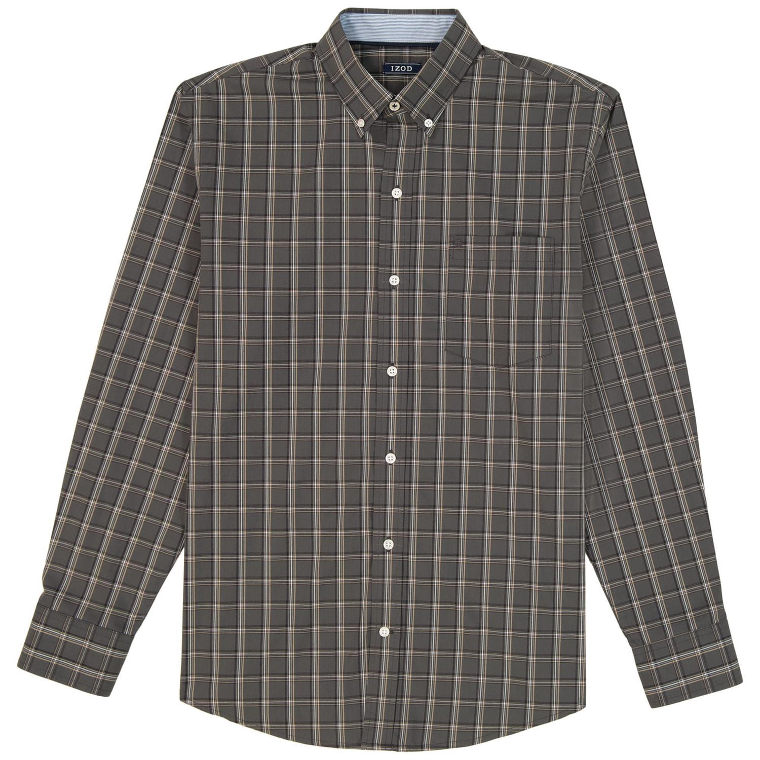 Chemise boutonnée à carreaux Performance Confort pour homme IZOD