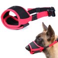 thumbnail image 2 of Dog Muzzle Nylon Soft Muzzle Anti-Biting Barking Secure，Mesh Breathable Pets Mouth Cover for Small Medium Large Dogs, 2 of 9