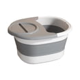 thumbnail image 2 of Dvkptbk Bubble Feet Foldable Foot Bath Bucket with Handle and Lid, Portable Foot Bath Spa Bucket with Massage Acupoints, Portable Foot Bath Bucket, Foldable Spa Bucket for Foot, 2 of 6