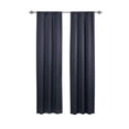 thumbnail image 4 of Mainstays Chambray Blackout 63" Window Curtains Panel Pair, 4 of 5