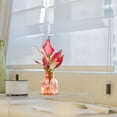 thumbnail image 3 of Indoor Plant Pots 13.5 cm x 10 cm x 5.5 cm Transparent Hydroponic Plastic Flower Pot With Water Storage Capacity For Desktop And Living Room Use, 3 of 8