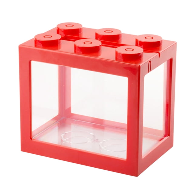 Labymos Mini Fish Tanks Row Aquarium Stackable Tanks Ant Feeding Tanks Mini Reptile Row Box