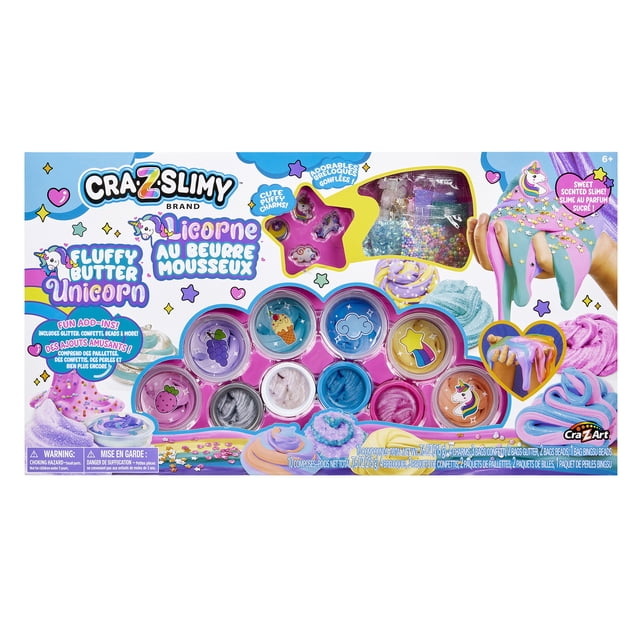 Cra-Z-Slimy Fluffy Butter Slime Mega Kit. Great Holiday Gift Idea.
