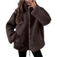 thumbnail image 2 of Hvobtty Vestes Décontractées à Manches Longues pour Femmes, Mode Hiver Col Montant Confortable Débardeurs Réguliers, 2 of 3