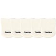 thumbnail image 4 of CHOK TeeHee Womens Seamless Toe Topper Liner Socks 5-Pack with Non-Skid Bottom, 4 of 5