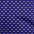 thumbnail image 1 of oneOone Viscose Chiffon Medium Blue Fabric Asian Floral Craft Projects Decor Fabric Printed By The Yard 42 Inch Wide, 1 of 4