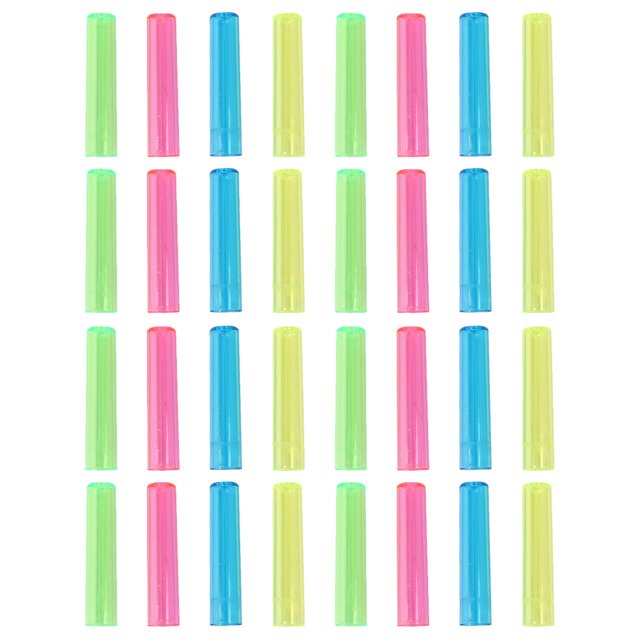 Miangastore 50Pcs Transparent Pencil Caps Plastic Pencil Protective Lids Pencil Students Stationery