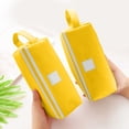 thumbnail image 4 of SIYTUAU Double Layer Oxford Cloth Pencil Case 7.9X2.95X2.95 Inches Yellow For School Students Large Capacity Zipper Double Pull Design Pencil Case Portable Yellow, 4 of 6