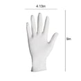 thumbnail image 3 of Heavy Duty 9-Inch Disposable Nitrile Gloves, Medium, 100-Pack, Powder-Free, Chemical & Puncture Resistant for Cleaning, Cooking, & Multi-Purpose Use, 3 of 9