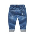 thumbnail image 2 of KIDSCOOL SPACE Baby Ripped Jean,Toddler Elastic Distressed Waist Denim Pants,2-3 Years, 2 of 7