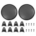 thumbnail image 1 of 2pcs 10 Inches Speaker Grill Cover Mesh Protector Car Speaker Cover Woofer Subwoofer Grill Cover, 1 of 5