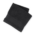 thumbnail image 4 of hometrends Solid Bath Towel 6-Piece Set, Black, 4 of 5