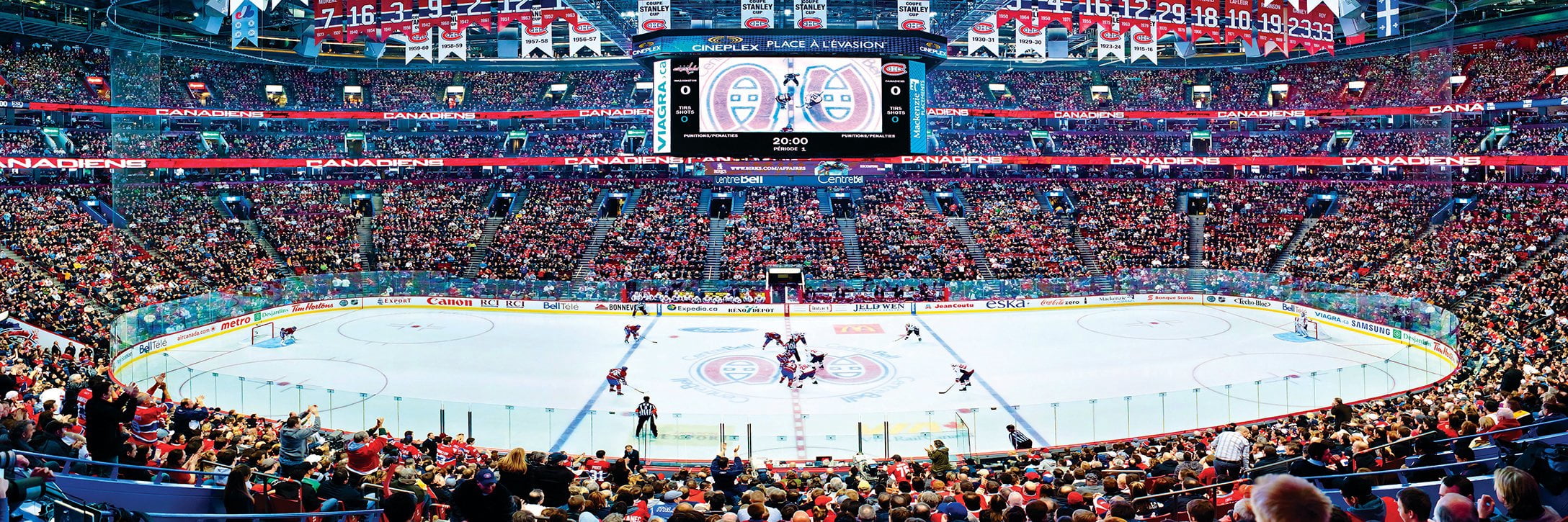 NHL Puzzle Panoramique 1000 Pièces Montreal Canadiens