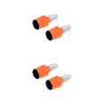 thumbnail image 2 of mmirethe 2pack/lot Motorcycle Grips Handle Bar Grips Easy Installation For Enhanced orange 2Set, 2 of 6