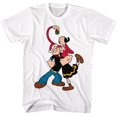 thumbnail image 1 of Popeye T-Shirt Blanc pour Adulte avec Gui, 1 of 2