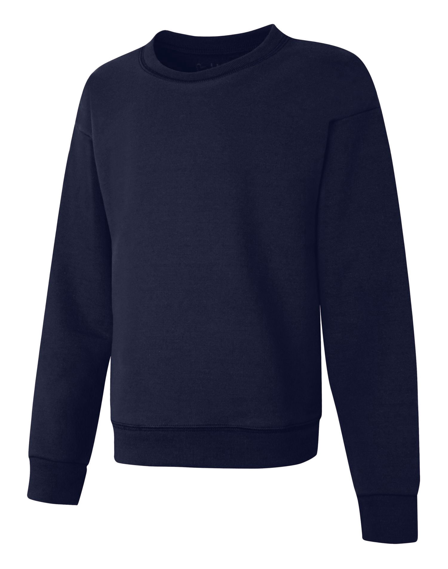 Hanes Chandail à Col Rond ComfortSoft EcoSmart pour Filles, m, Marine