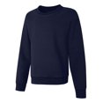 thumbnail image 1 of Hanes Chandail en Molleton Col Rond ComfortSoft EcoSmart pour Filles, L, Marine, 1 of 1