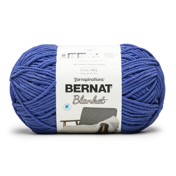 Bernat® Blanket™ #6 Super Bulky Polyester Yarn, Surf 21.2oz/600g 431 Yards