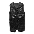 thumbnail image 4 of Drppepioner Gilet à Capuche Uni pour Femmes, Fermeture Éclair, Sans Manches, avec Poches, Veste Mi-Longue, 4 of 4