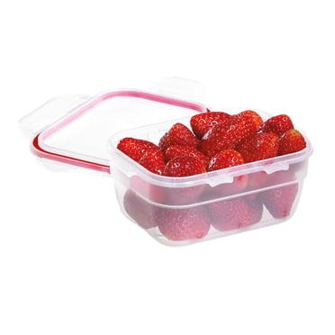 Starfrit LocknLock Easy Match Plastic Food Storage Container, Capacity of 19 oz / 550 ml, Rectangular, with Lid