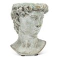 thumbnail image 1 of Abbott Collection AB-27-DAVID-580-XS 6 in. Male Head Planter, Grey - Extra Small, 1 of 4
