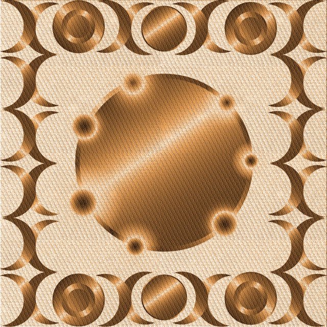 Ahgly Company Tapis d'Intérieur Lavables en Machine, Carrés Pastel Transitionnel Orange, Carrés de 7'