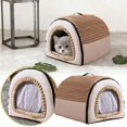 thumbnail image 1 of Lit Chauffant pour Chiens et Chats avec Housse Réversible Lavable en Machine Confort Intérieur Extérieur Chaleur, 1 of 6