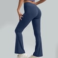 thumbnail image 2 of Timegard Workout Leggings for Women Boot Cut High Waist Stretch Slim Athletic Gym Yoga Pants Solid Color, 2 of 4