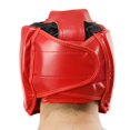 thumbnail image 2 of Head Guard Boxing Sparring Head Protector Sanda Kickboxing Mma Head Face 58 to 66CM Red, 2 of 9